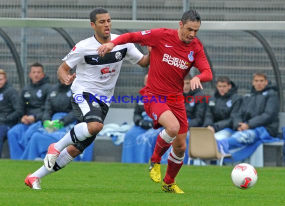 2.Bundesliag SV Sandhausen - MSV Duisburg 27.10.2012 (© Kraichgausport / Loerz)